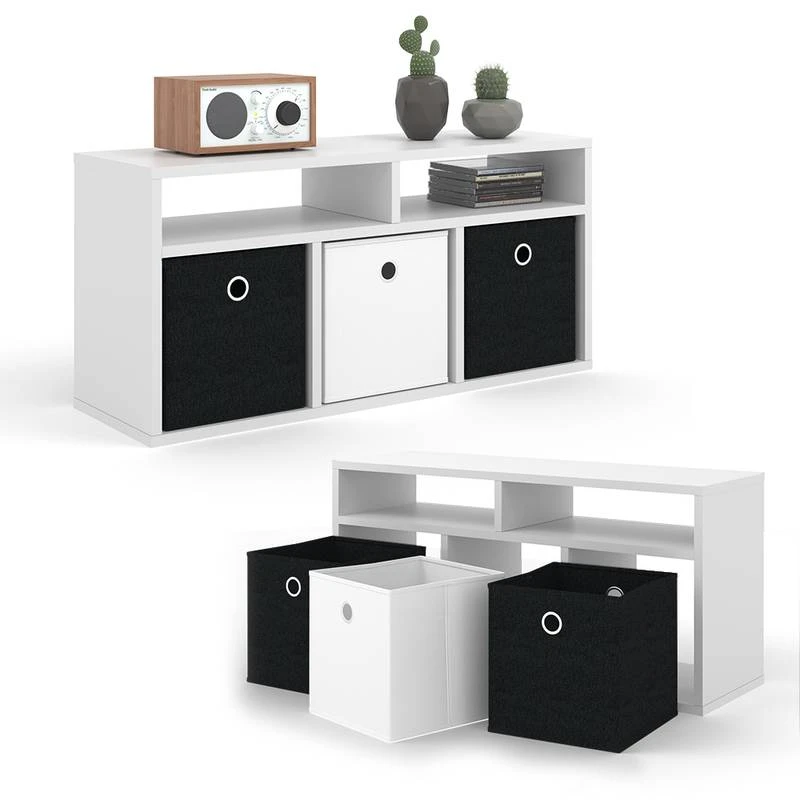Etagère Hylda Blanc & 3 Boîtes P – Image 7