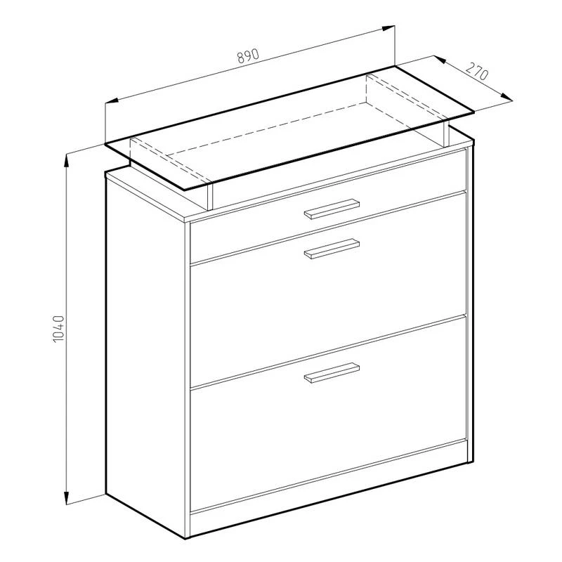 Meuble à Chaussures Alex – Image 6