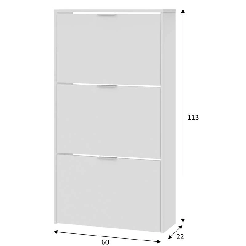 Meuble à Chaussures 3 Portes Rubi – Image 5