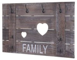 Vestaire Mural HWC-C89 Family Shabby