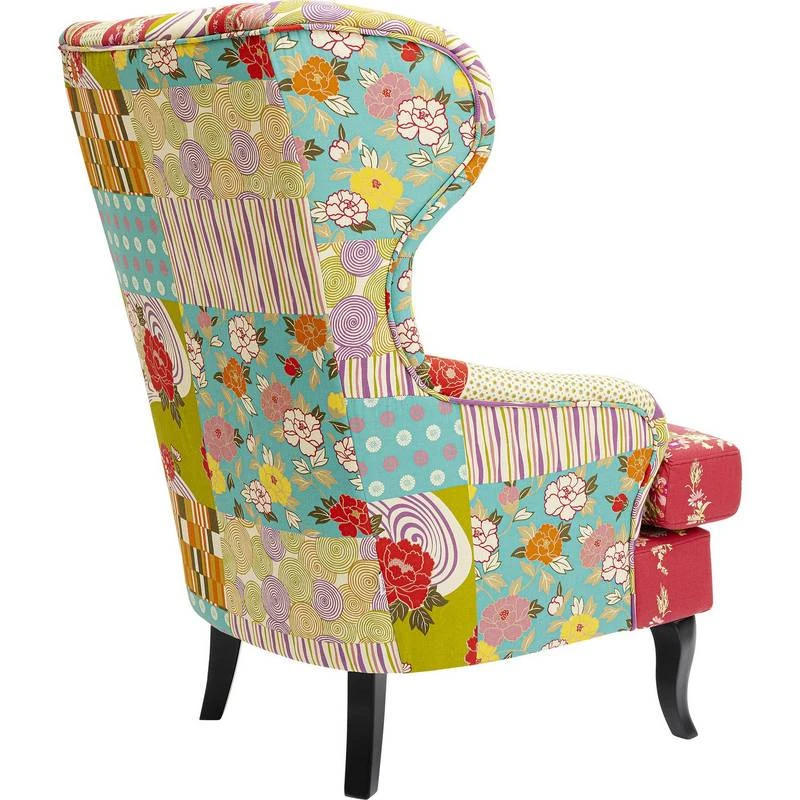 Fauteuil Wing Patchwork – Image 3
