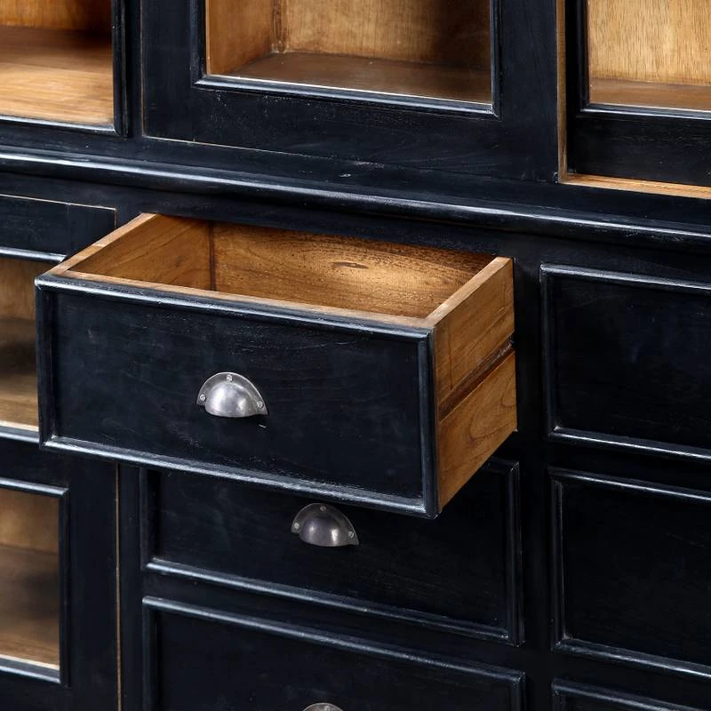 London - Grande Bibliothèque Noire En Bo – Image 4