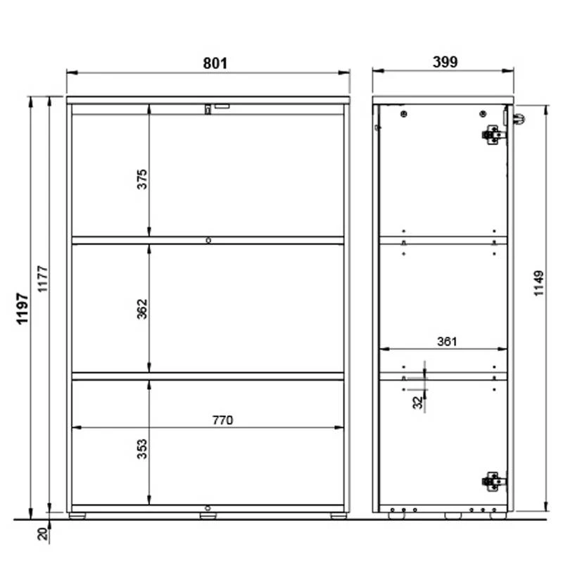 Armoire De Bureau GW-Agenda I – Image 6
