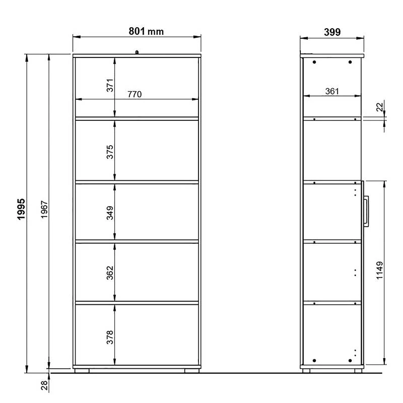 Armoire De Bureau GW-Profi 2.0 II – Image 6