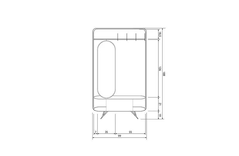 Garderobenständer Rink – Image 20