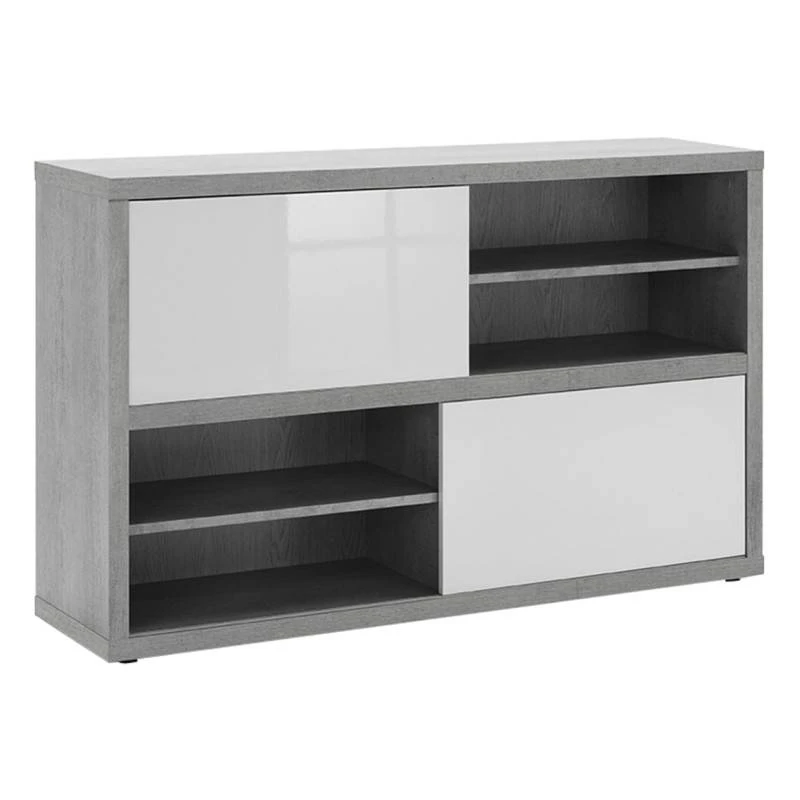 Bibliothèque 2portes Coulissantes GRANIT