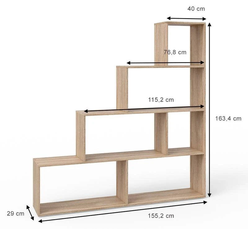Étagère Escalier Asym Blanc – Image 18