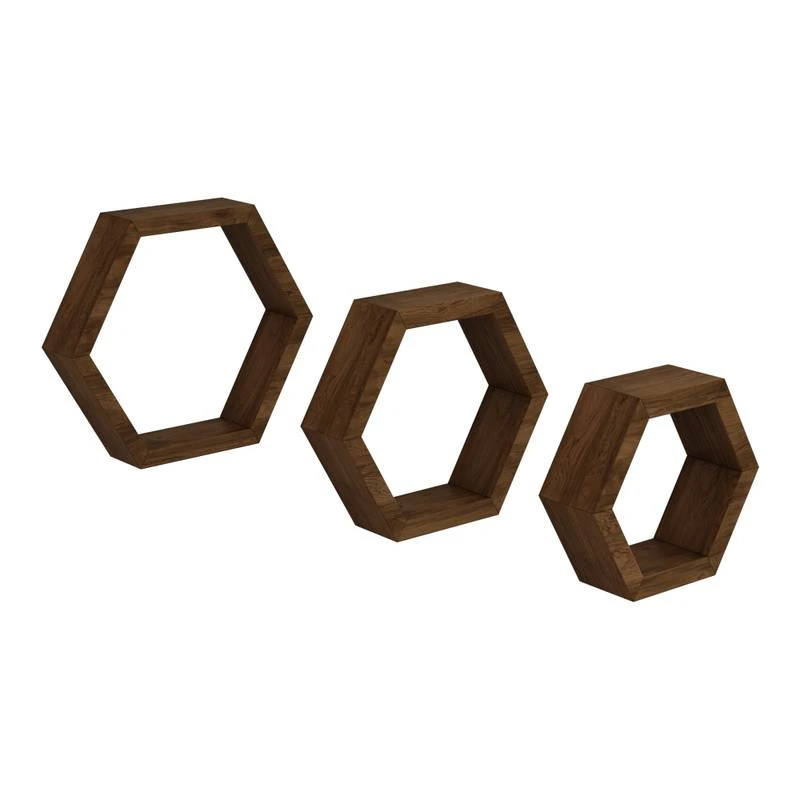 Set De 3 étagères Murales Stubbekøbing – Image 4