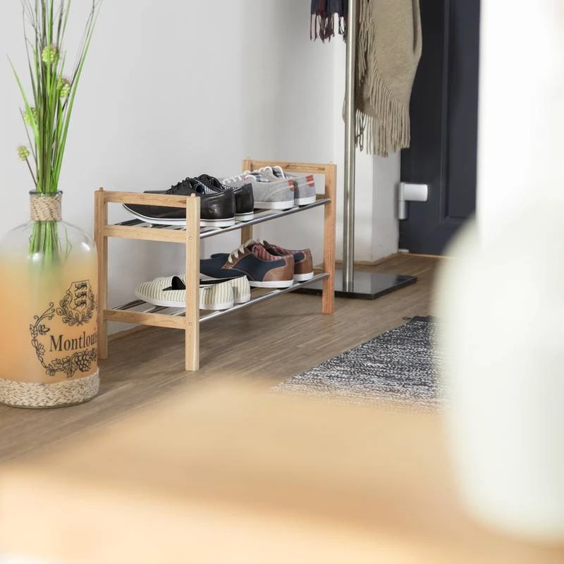 Étagère à Chaussures Noyer 6 Paires – Image 2