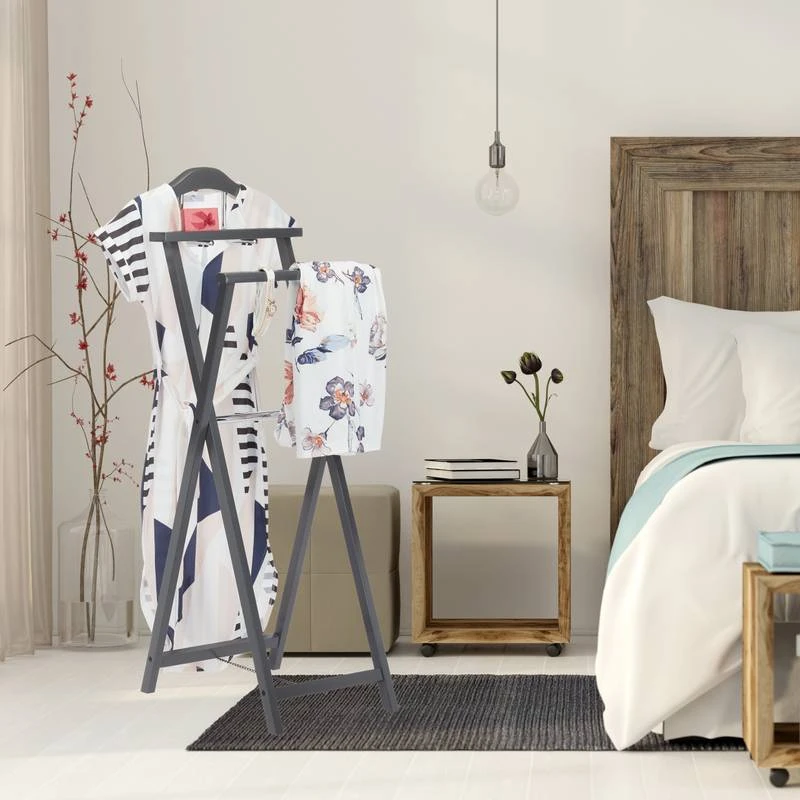 Valet De Chambre Blanc Pliable – Image 8