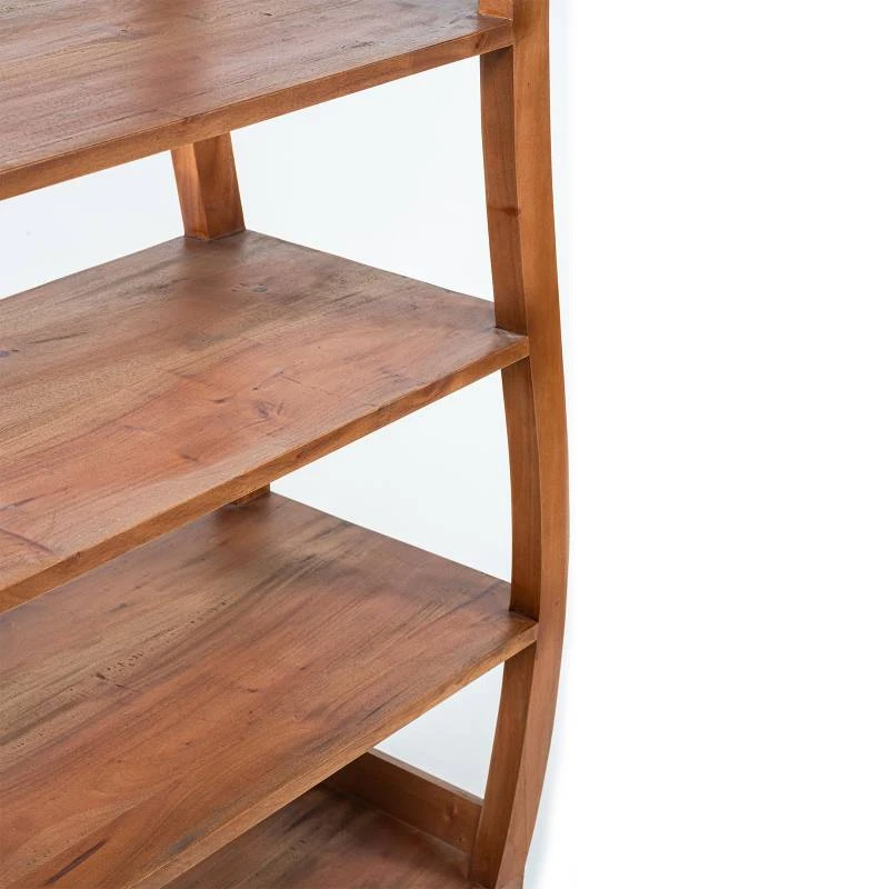 Yin Yang - Bibliothèque En Teck Massif – Image 4