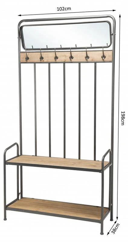 Meuble D'entrée Porte-manteau – Image 7