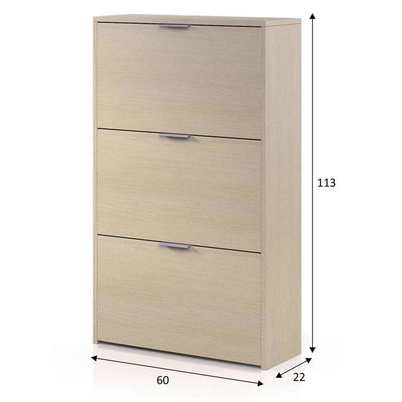 Meuble à Chaussures 3 Portes Rubi – Image 10