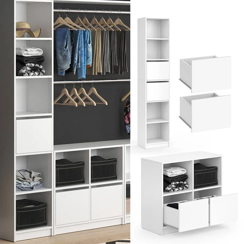 Lot De 2 Tiroirs Pour Penderie Guest – Image 3