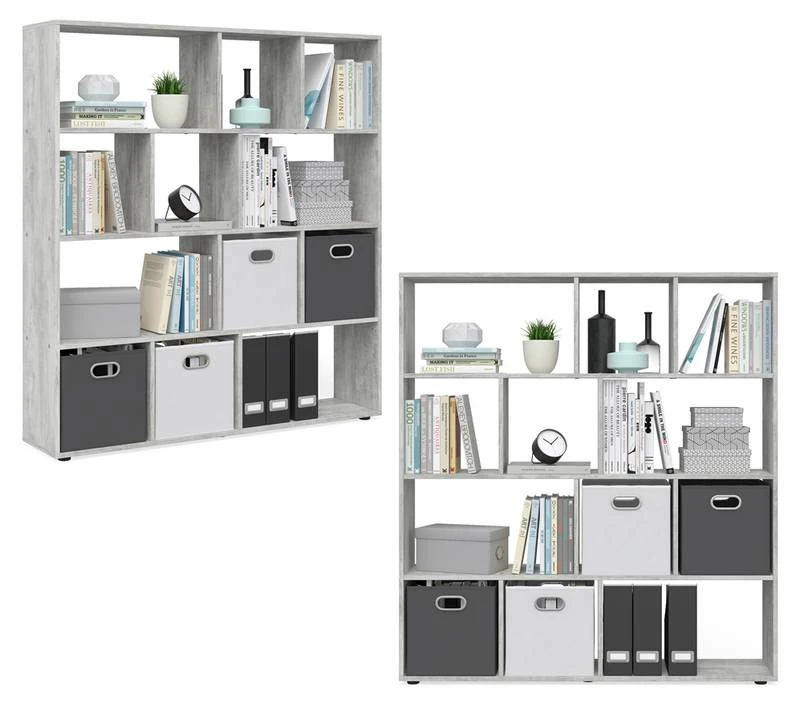 Etagère Pilar Béton & 12 Comparti – Image 2