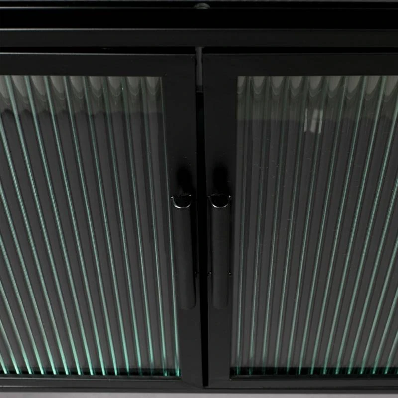 Vitrine 2 Portes Métal Et Verre Trempé – Image 9