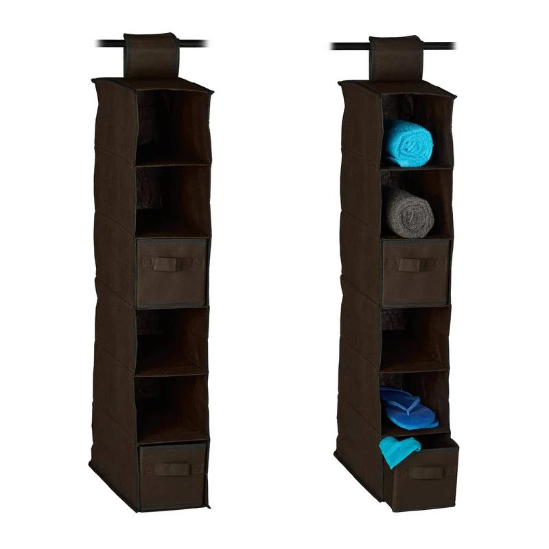 2xÉtagère Suspendue Tissu Armoire – Image 17