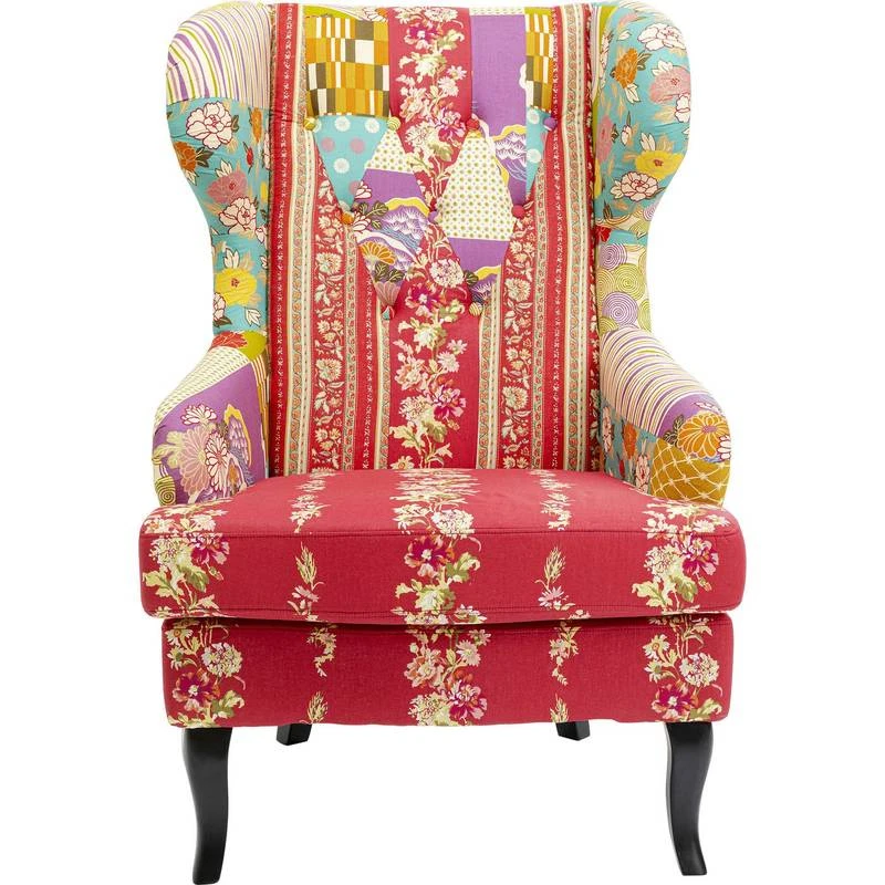 Fauteuil Wing Patchwork
