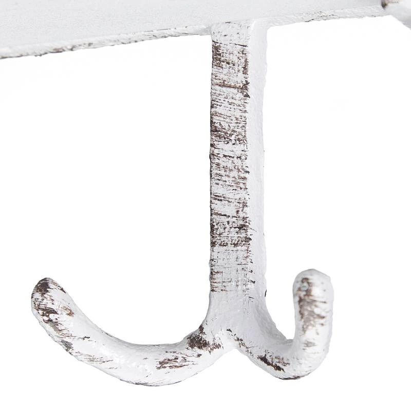 Porte-manteaux Mural Blanc En Lot De 4 – Image 5