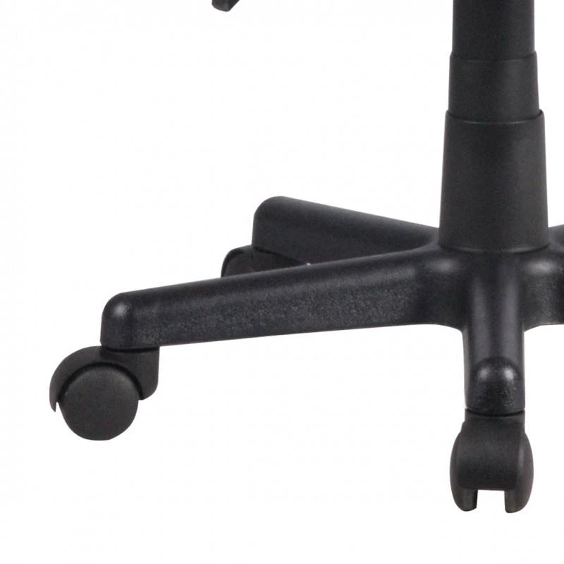 Fauteuil Bureau Simili Noir Et Rouge – Image 4