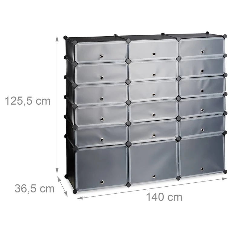 Meuble à Chaussures 18 Compartiments – Image 4