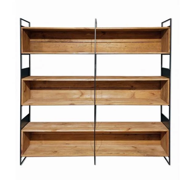 Bibliothèque 6 étagères Bois Recyclé – Image 3