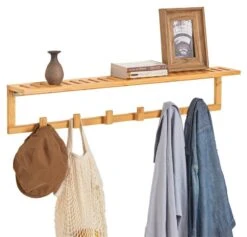 Étagère Murale Porte-manteau FHK06-N