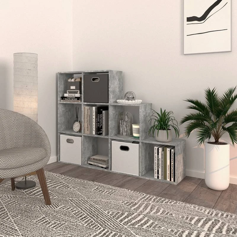 Étagère Escalier Béton 9 Compartiments – Image 3