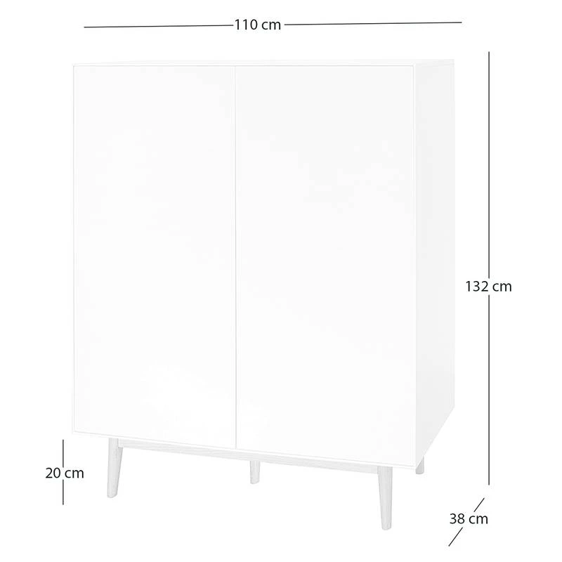 Meuble à Chaussures LINDHOLM - 2 Portes – Image 14