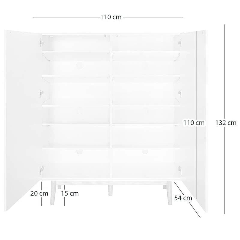 Meuble à Chaussures LINDHOLM - 2 Portes – Image 13