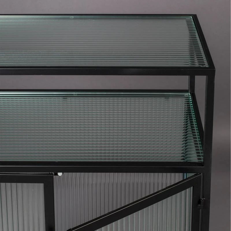 Vitrine 2 Portes Métal Et Verre Trempé – Image 7