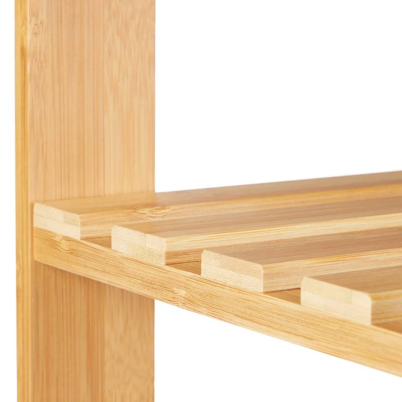 Etagère à Chaussures En Bambou Et Siège – Image 8