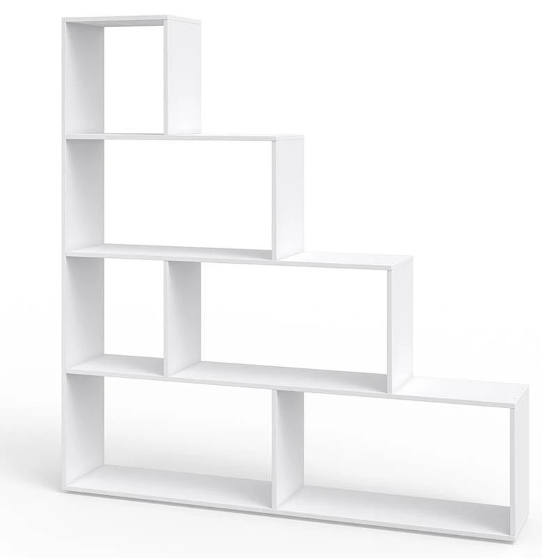 Étagère Escalier Asym Blanc