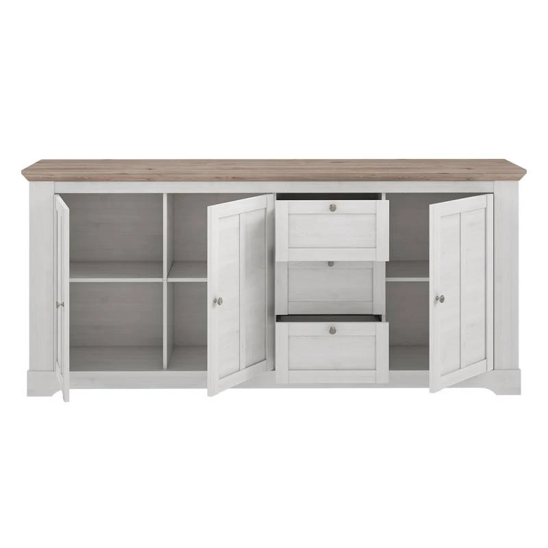Buffet 204cm 3 Portes 3 Tiroirs - ANGELE – Image 3