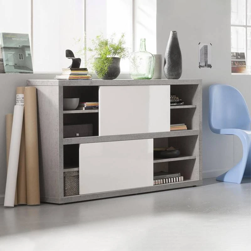 Bibliothèque 2portes Coulissantes GRANIT – Image 2