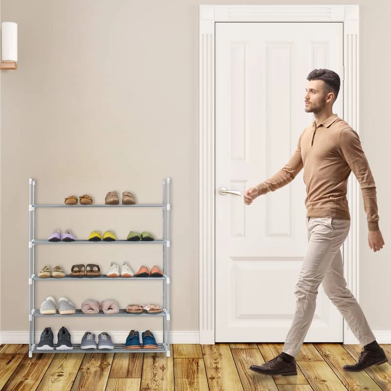 Meuble à Chaussures En Métal – Image 3