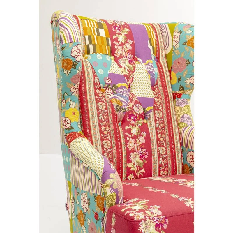 Fauteuil Wing Patchwork – Image 5
