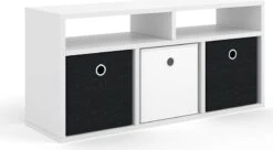 Etagère Hylda Blanc & 3 Boîtes P