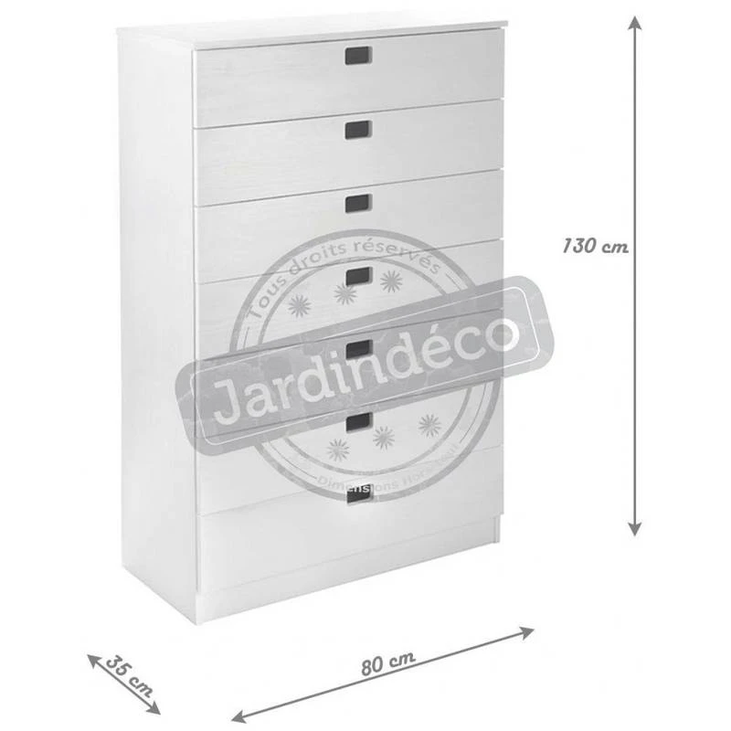 Meuble à Chaussures Vernis Blanc – Image 4