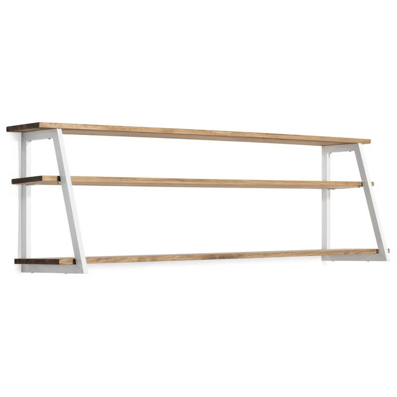 Étagère Polygonal Ascendant 140x35 Blanc