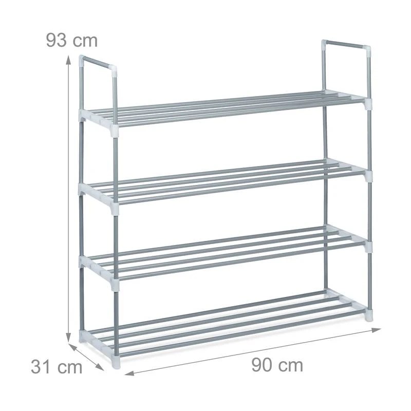 Meuble à Chaussures 4 étages En Lot De 2 – Image 7