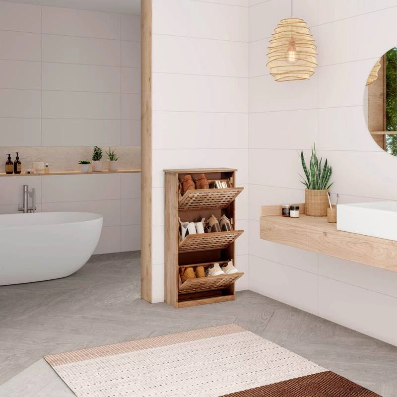 Meuble à Chaussures Yales Avec 3 Portes – Image 2