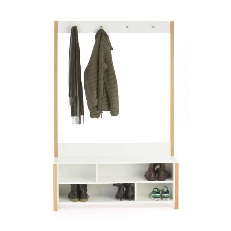 Vestiaire D'entrée Blanc – Image 2