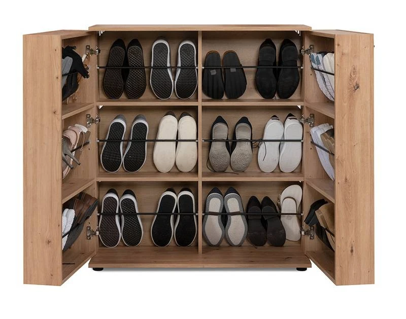 Meuble à Chaussures 2 Portes 8 étagères – Image 3