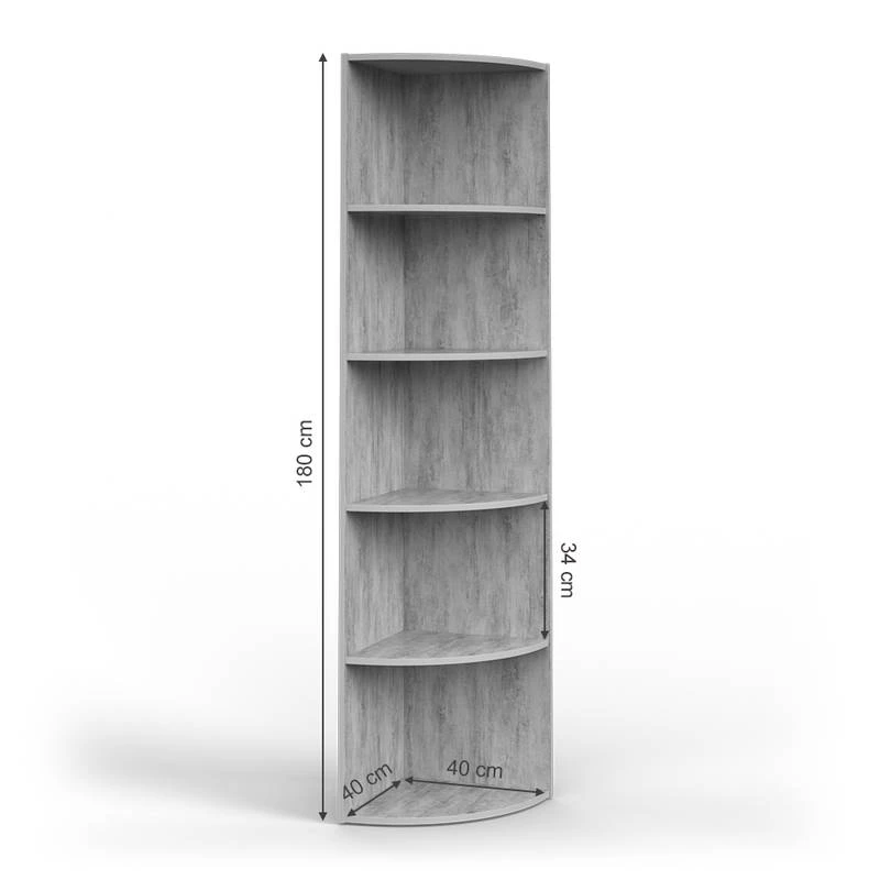 Étagère D’angle Ecki Blanc – Image 13