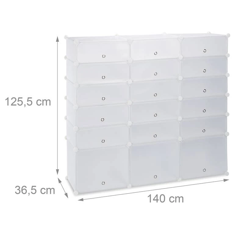 Meuble à Chaussures 18 Compartiments – Image 13