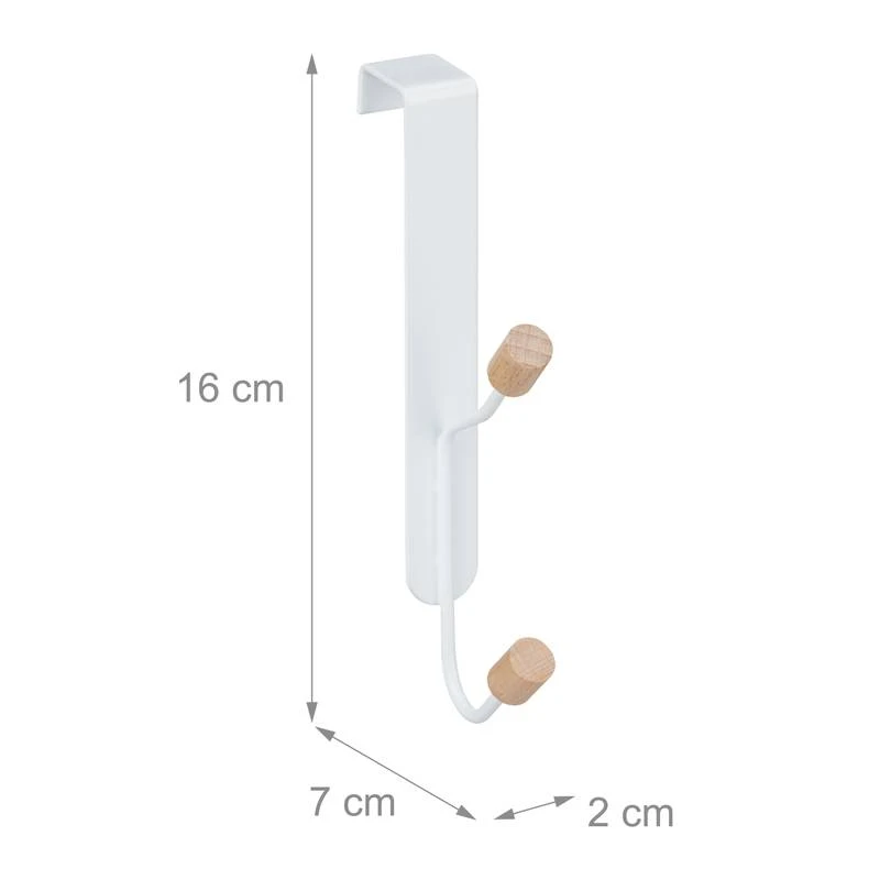 Crochet De Porte Double Lot De 20 – Image 8