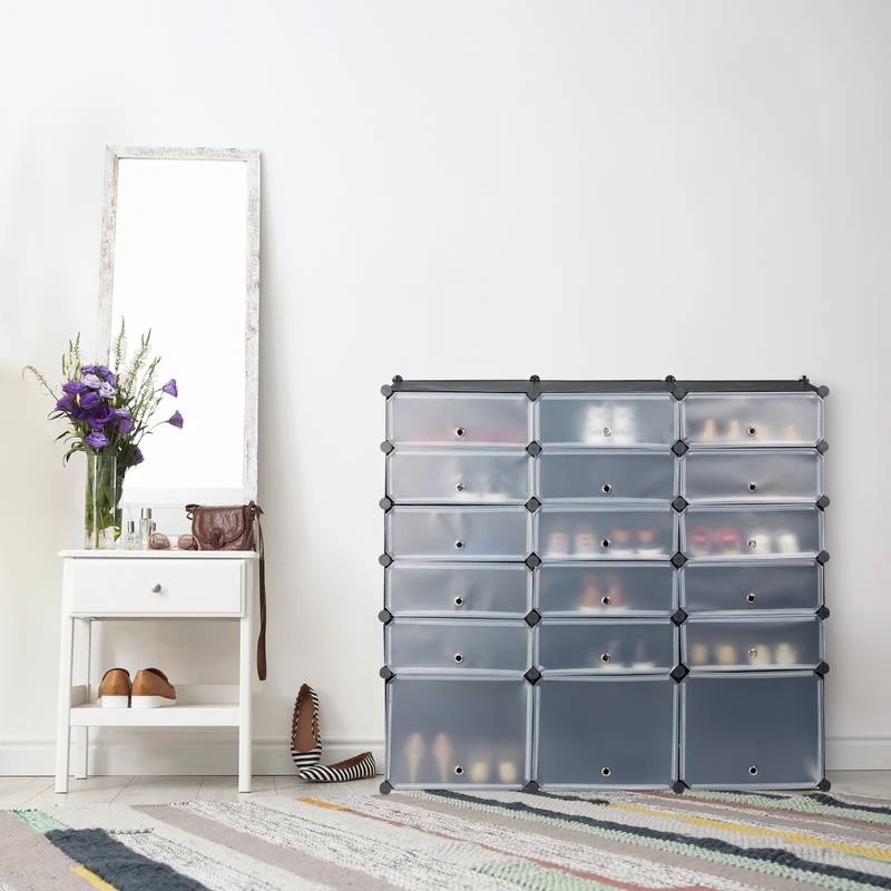 Meuble à Chaussures 18 Compartiments – Image 3