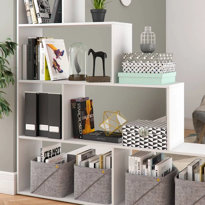 Étagère Escalier Asym Blanc – Image 2