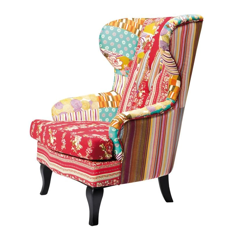 Fauteuil Wing Patchwork – Image 10